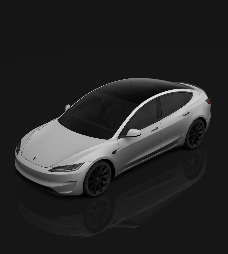 Model 3 (2024+) Performance Tesla wrap design template
