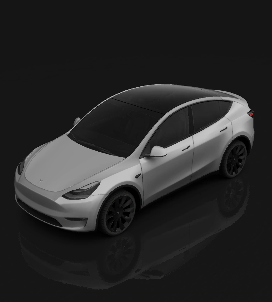 Model Y Tesla wrap design template
